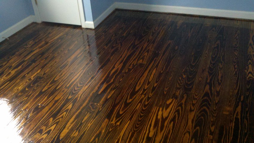 a refinished hardwood floor in Mentor, oh