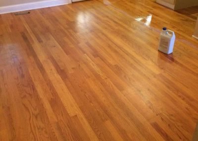 a floor before resurfacing