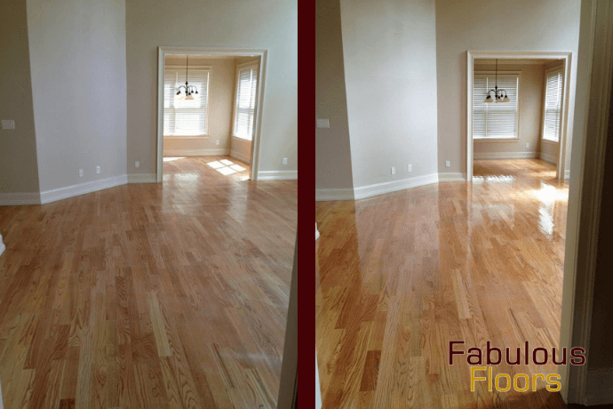 Hardwood floor resurfacing in Concord, OH